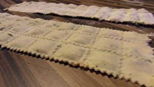 Raviolis sans oeufs aux épinards et au fromage de brebis