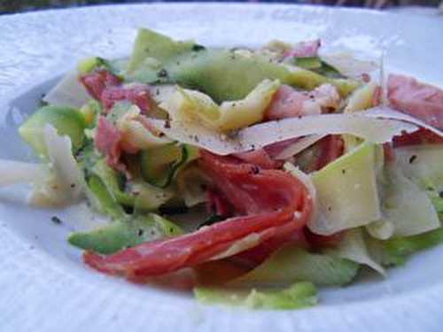 Spaghetti de courgettes à la Carbonara