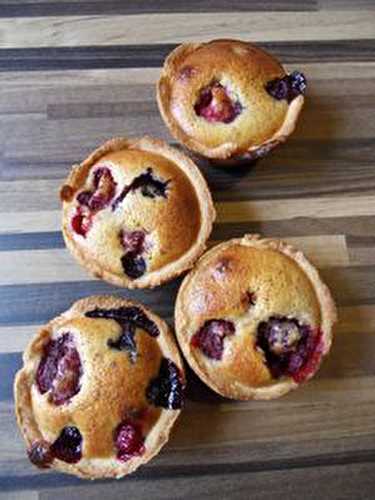 Tartelettes amandines aux fruits rouges