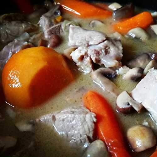 Blanquette de veau à l ancienne