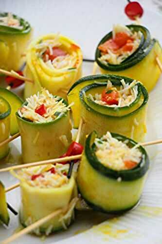 Cannelonis de courgette au  crabe, curry et citron