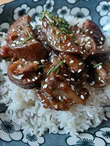 Aubergines à l'asiatique 