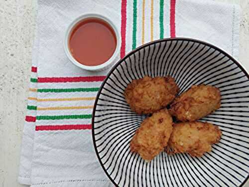Croquettes de riz au kimchi