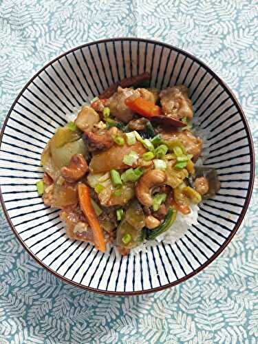 Poulet Thaï aux noix de cajou