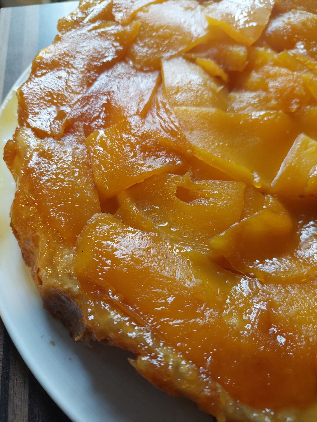 Tatin de mangues au gingembre