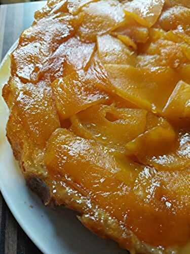Tatin de mangues au gingembre