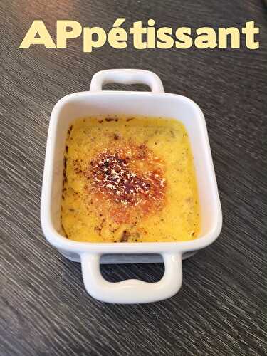 Crème brûlée à la vanille