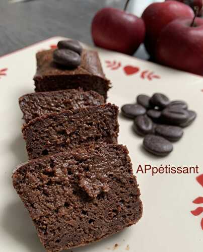 Fondant au chocolat à la compote de pommes