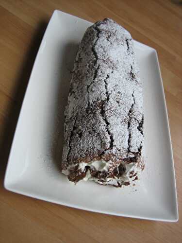 Gâteau roulé au chocolat