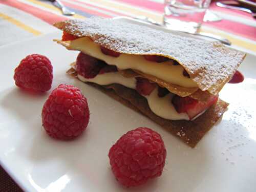 Mille feuilles aux fraises