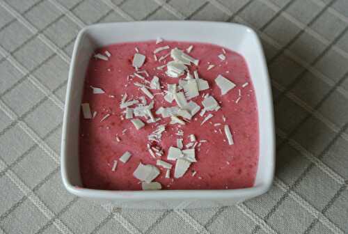 Mousse aux framboises