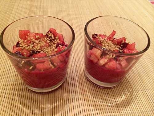 Mousse de betteraves