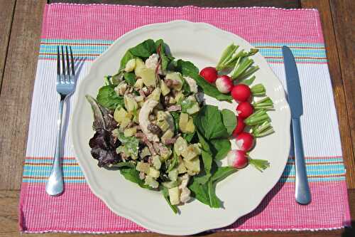 Salade de poulet fumé