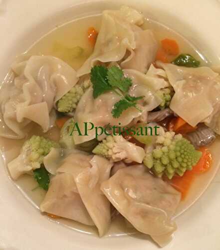 Soupe aux Won Ton (recette chinoise)