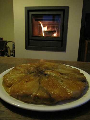 Tarte tatin aux chicons et au chèvre