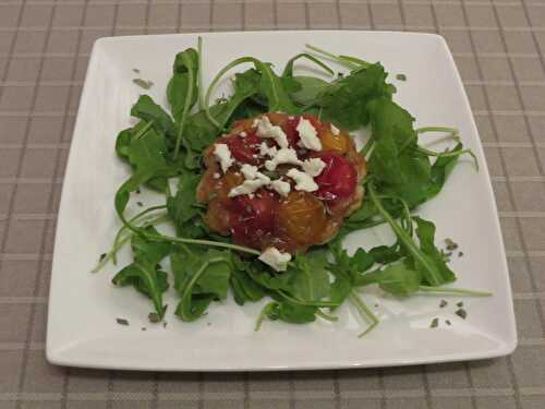 Tatin de tomates cerise au vinaigre balsamique