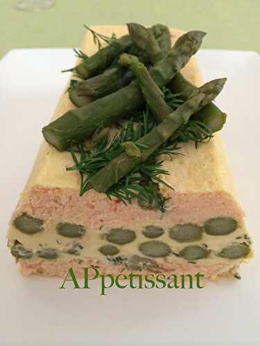 Terrine de saumon aux asperges vertes