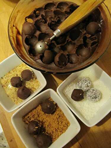 Truffes au chocolat