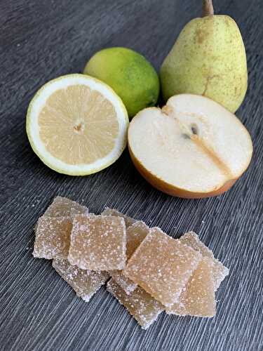 Pâtes de fruits aux poires 🍐