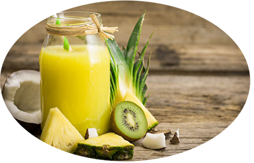Boisson ananas et eau de noix de coco pour aider à la perte de poids - 1001 RecetteSanté