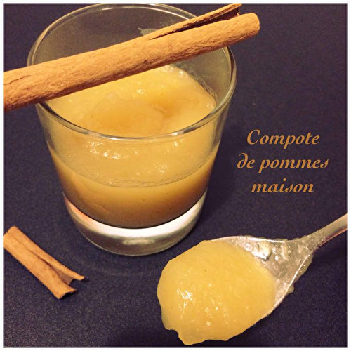 Compote de pommes maison 