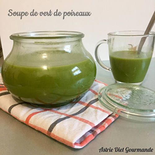 Soupe de vert de poireaux