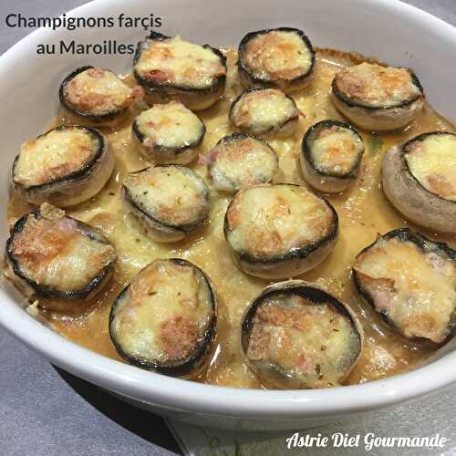 Champignons farcis au maroilles