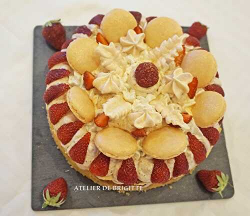 🍓A la fraise.... Number cake qui n'est pas un number cake, ni un symbole cake mais qui....