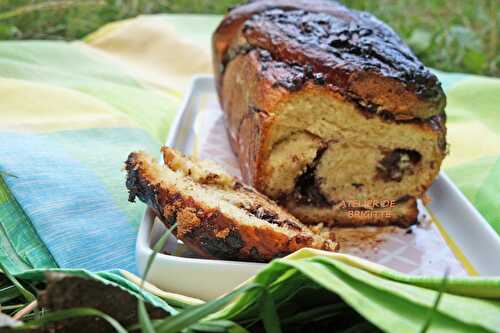 Babka, chocolat et cerises