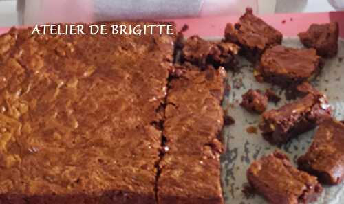 Brownie aux noix de Pécan,  - Atelier de Brigitte, cuisine, recettes, partages, 