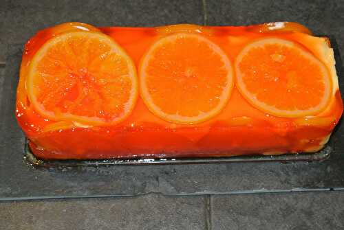Bûche à l'orange