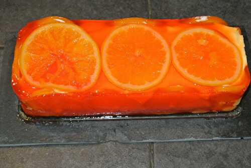 Bûche à l'orange