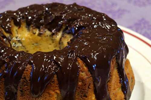 Bundt cake poire chocolat