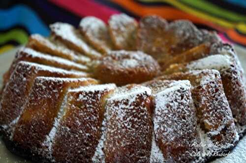 Cake à la rhubarbe