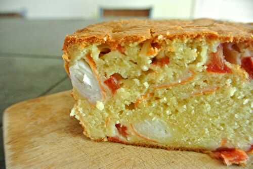 Cake surimi tomates