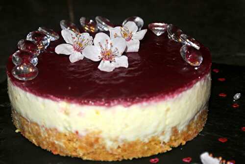 Cheesecake aux framboises - Atelier de Brigitte, cuisine, recettes, partages, 