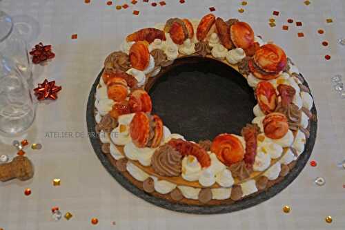 Circle Cake, Namelaka Chocolat épicé, orange et oranges sanguines