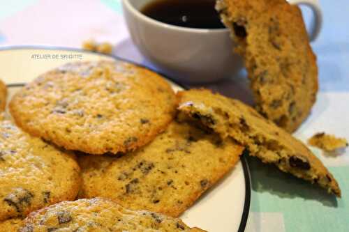 Cookies au chocolat, tendres et fondants