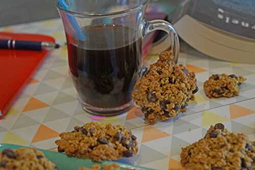 Cookies flocons d'avoine et pépites de chocolat