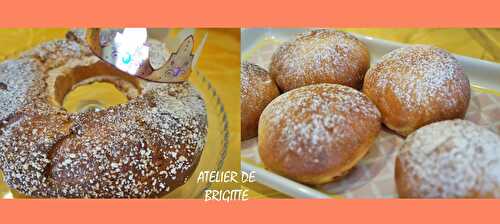 Couronne briochée et ses briochettes (brioche algérienne)