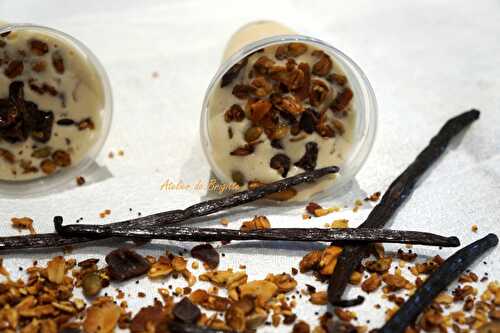 Crème glaçée Vanille et Granola