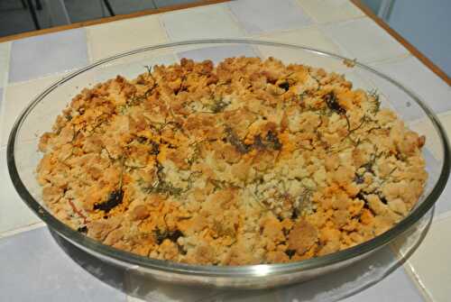 Crumble de lotte du sud