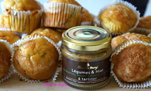 Cupcakes Courgettes, Basilic et piment d'Espelette