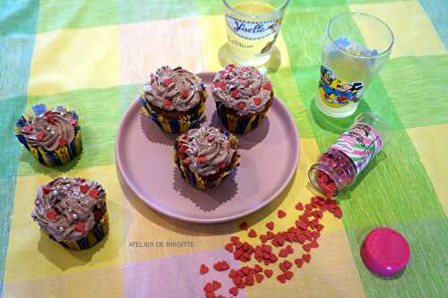 Cupcakes Framboises Chocolat