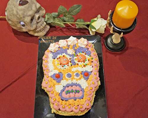 Dead Skull Cake Framboises et Vanille