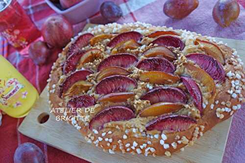 Fougasse Catalane aux fruits de fin d'été