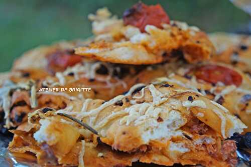 Fougasse chorizo et tomates séchées