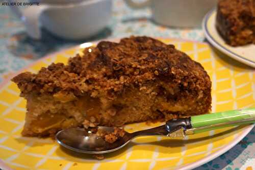 Gateau crumble aux mirabelles no gluten