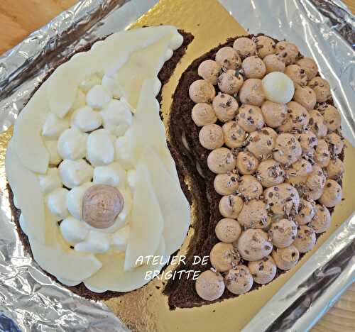 Le Yin et le Yang, La Poire et le Chocolat. (Symbole Cake)