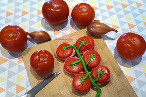 Macarons Trompe l'oeil, Grappe de tomates